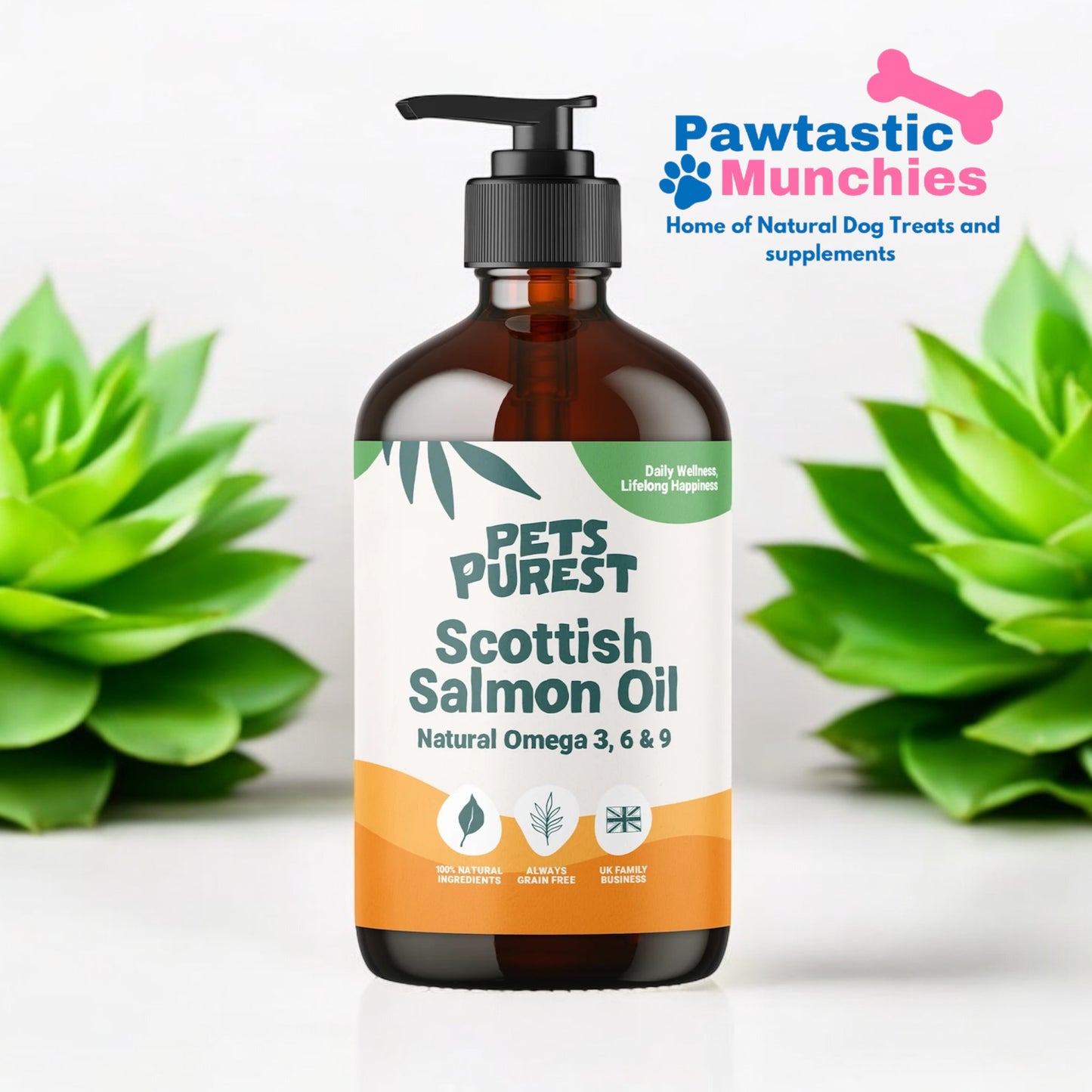 Pets Purest salmon Oil 300ml