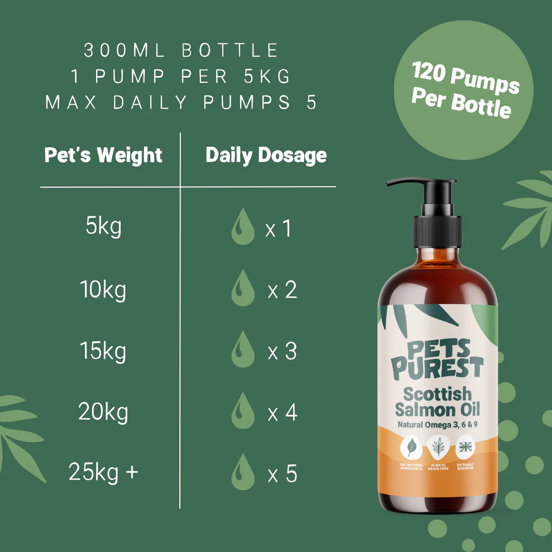 Pets Purest salmon Oil 300ml