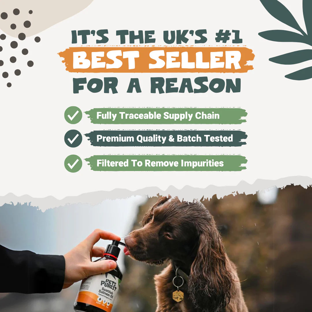 Pets Purest salmon Oil 300ml