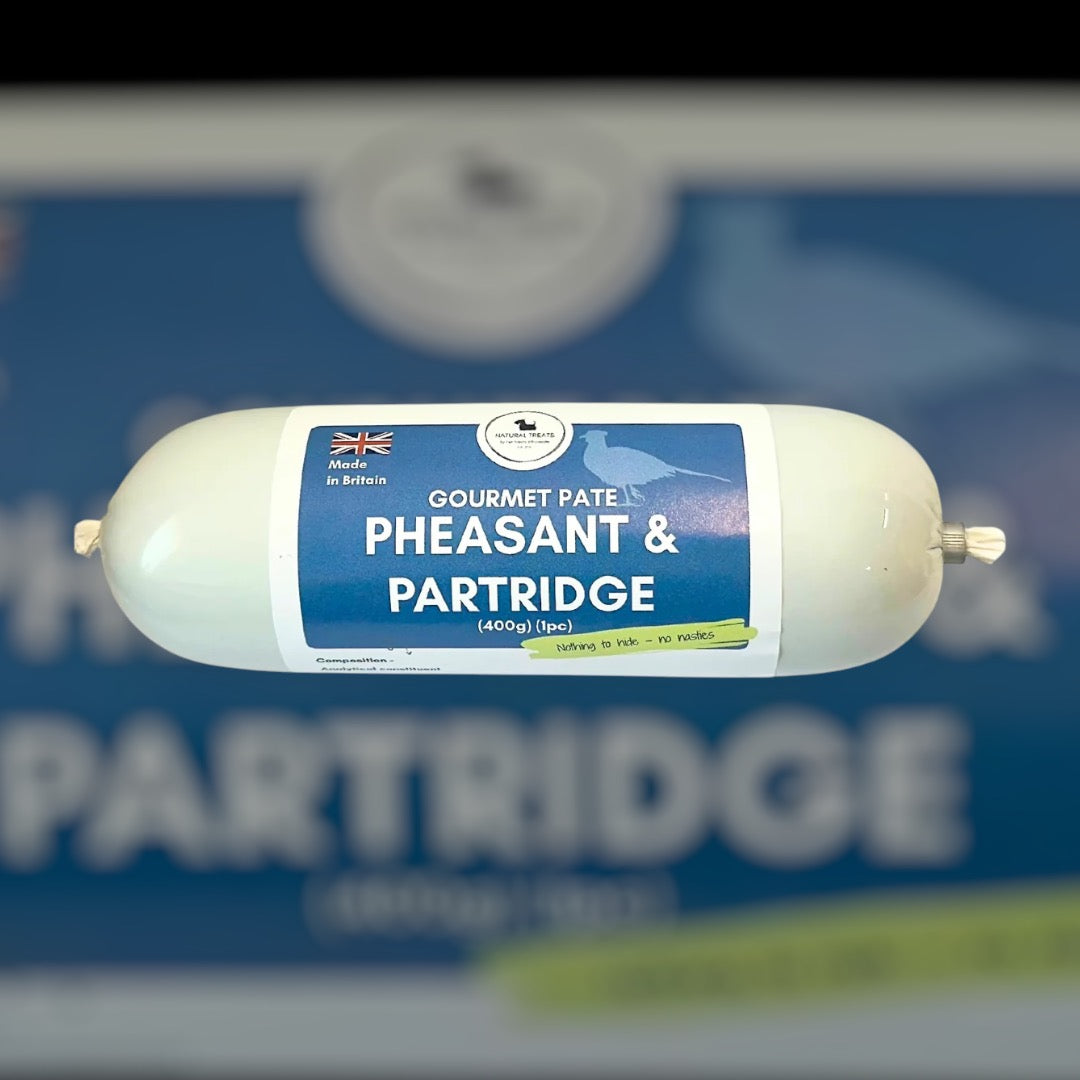 Pheasant & Partridge Pate for dogs 400g