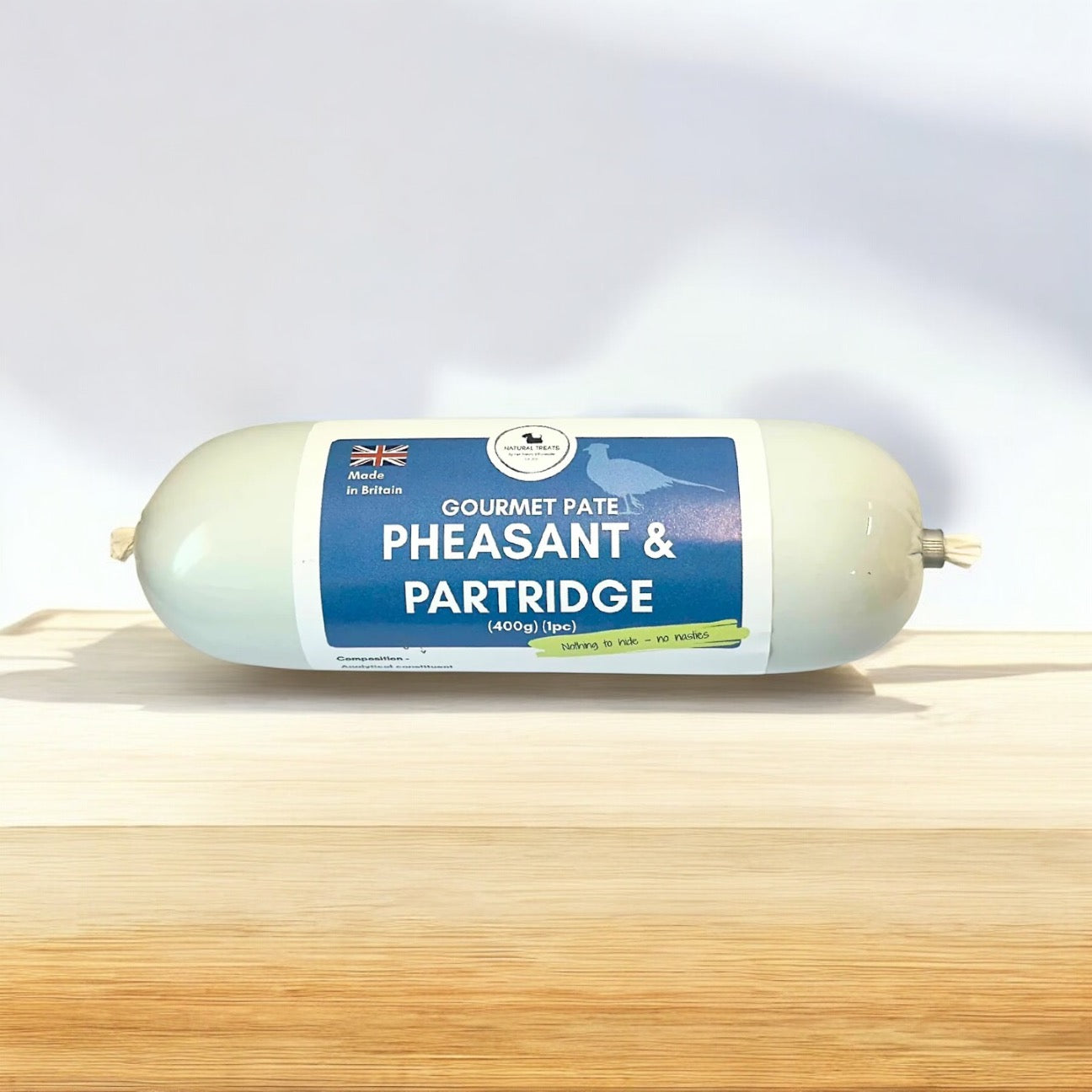 Pheasant & Partridge Pate for dogs 400g