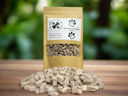 100g Freeze Dried Duck Cubes