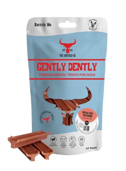 Gently Dently - Various Flavours - 7 Dental Sticks per Bag Natural Dog Treats