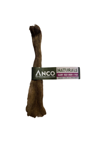 Anco Naturals Hairy Red Deer Sticks