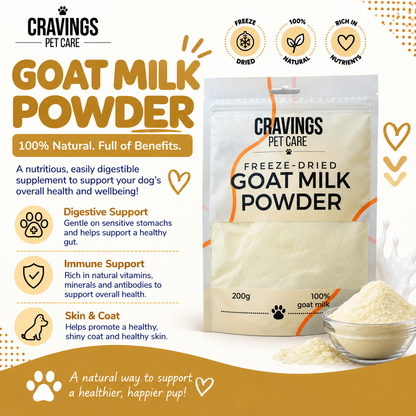 Goat Milk Powder 200g Pawtastic Munchies