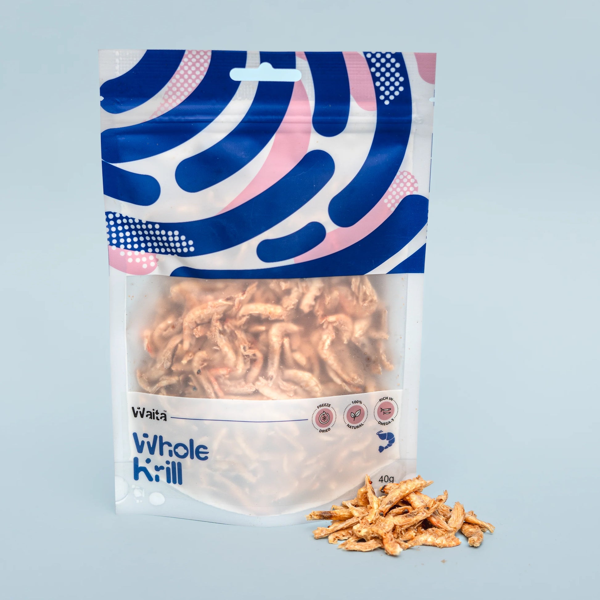 Freeze-Dried Whole Krill 40g Pawtastic Munchies