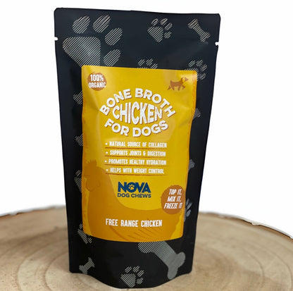 Nova Bone Broth For Dogs - Natural, Organic - Rich in Collagen, Glucosamine and Chondroitin
- 230ml dog supplements pet