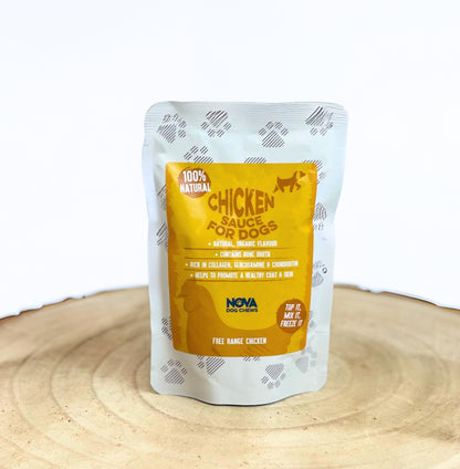 Nova Sauces 100ml for Dogs - Chicken, Lamb, Beef, Duck, and More - Rich in Collagen, Chondroitin, and Glucosamine