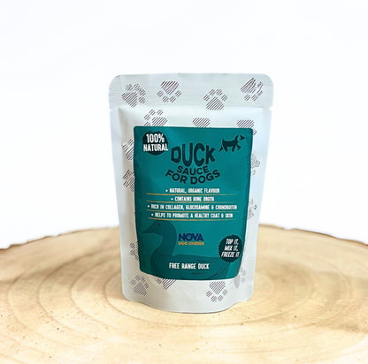 Nova Sauces 100ml for Dogs - Chicken, Lamb, Beef, Duck, and More - Rich in Collagen, Chondroitin, and Glucosamine