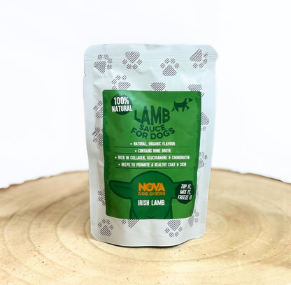 Nova Sauces 100ml for Dogs - Chicken, Lamb, Beef, Duck, and More - Rich in Collagen, Chondroitin, and Glucosamine