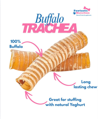 Buffalo Trachea  - Natural Dog Treat