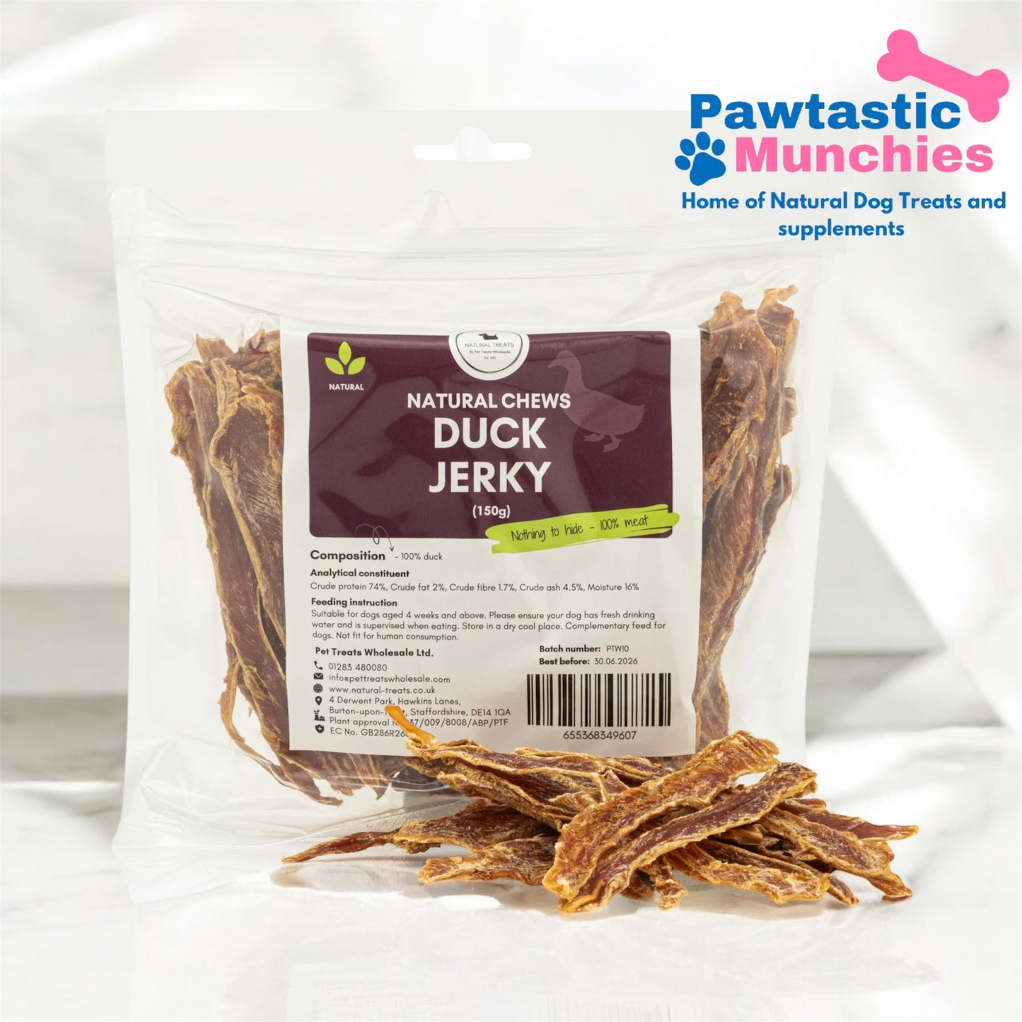 150g Duck Jerky