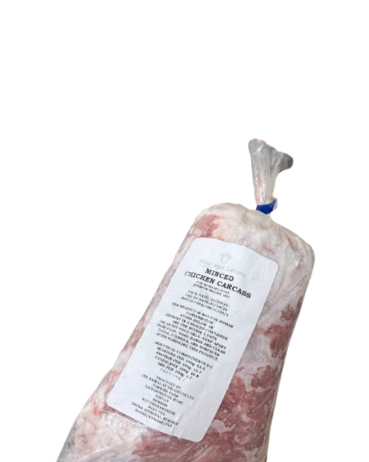 1kg MINCED CHICKEN CARCASS Raw Dog Food