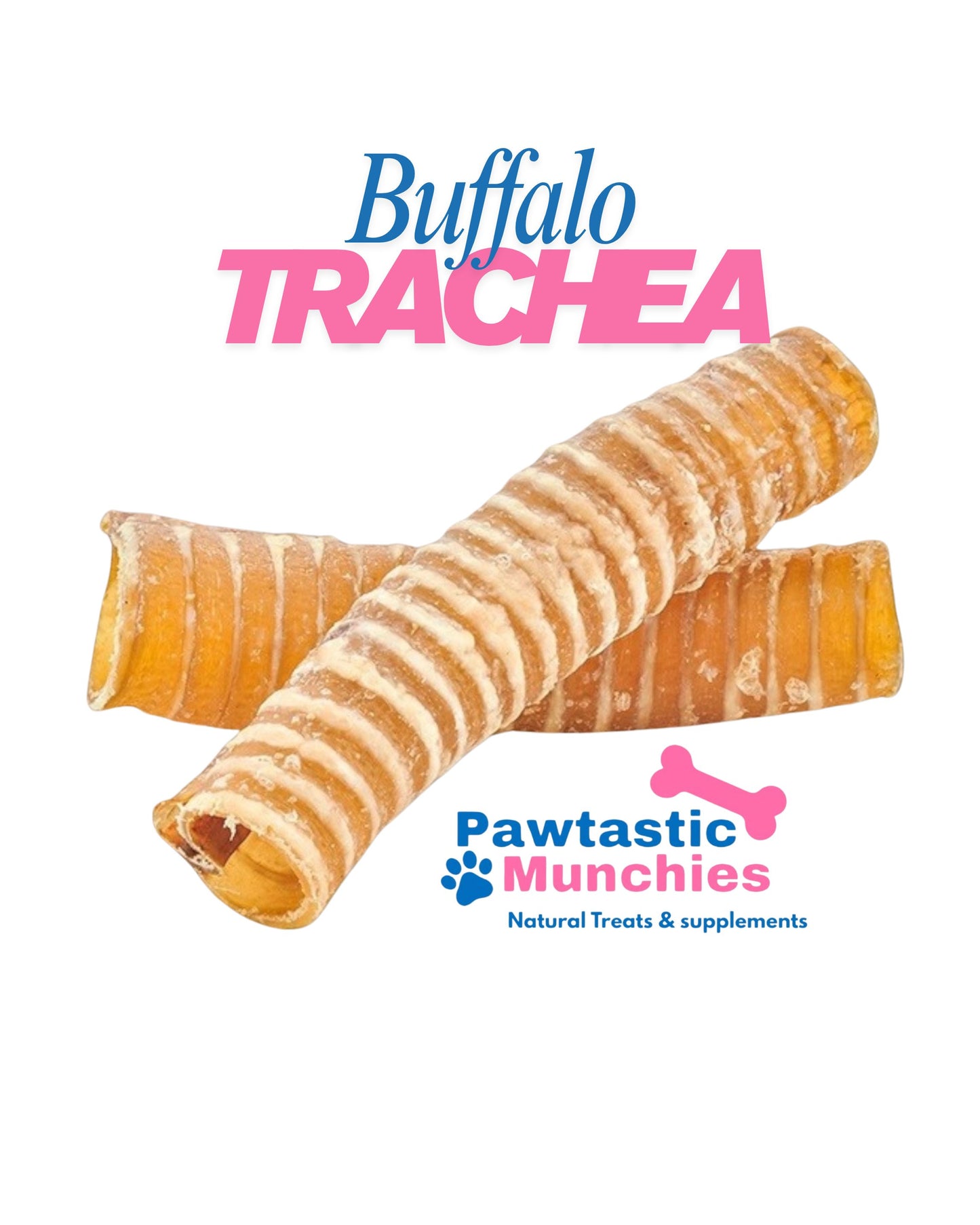 Buffalo Trachea  - Natural Dog Treat