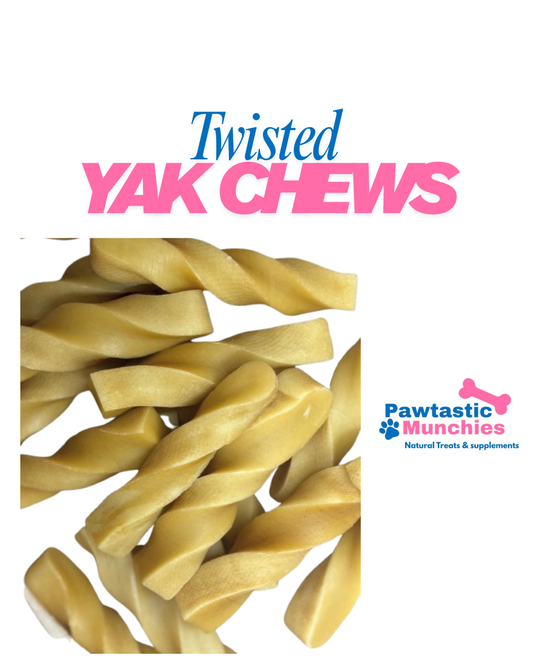 Twisted Yak -  Natural Long Lasting Dog Treats