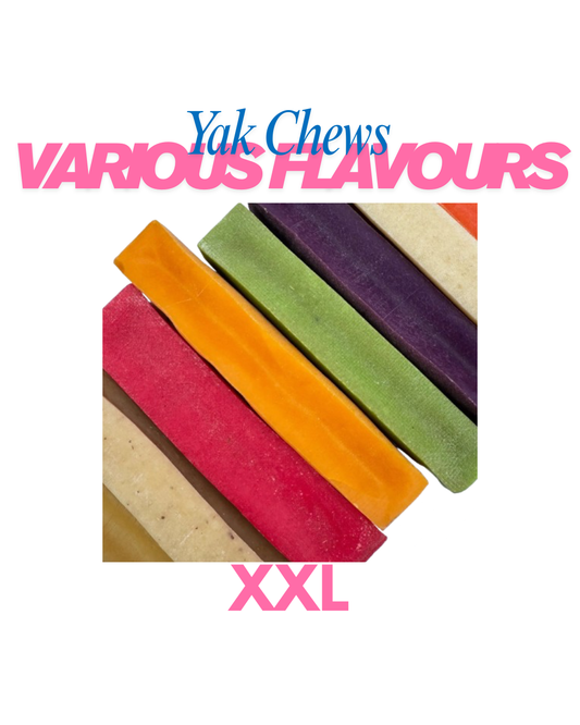 Yak Chews Long Lasting Dog Treat variety of flavours - XXL