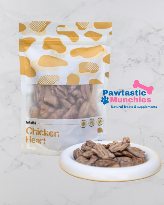 Waita Freeze Dried Chicken Heart 40g For Dogs and Cats