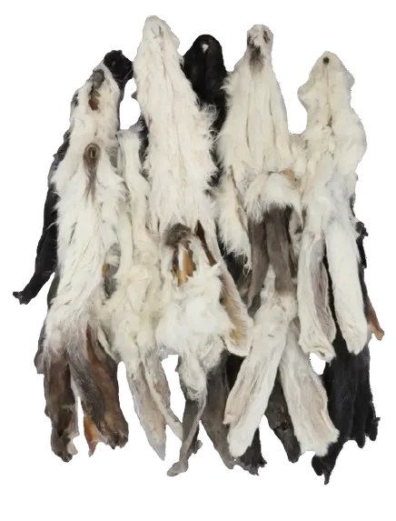 Hairy rabbit ears natural dog chew