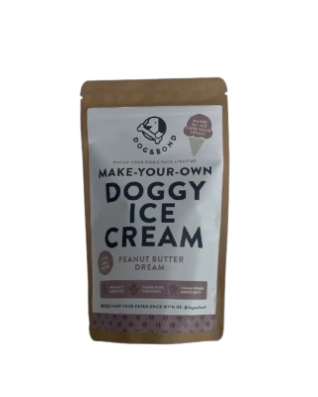 Doggy Ice Cream Mix Peanut Butter Flavour