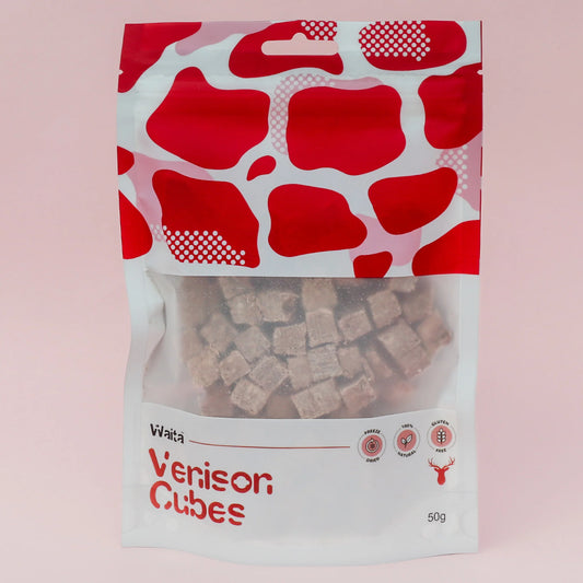 Waita Freeze-Dried Venison Cubes 50g