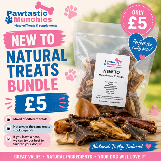 Pawtastic Munchies – NEW TO NATURAL TREATS £5 Bundle Pawtastic Munchies