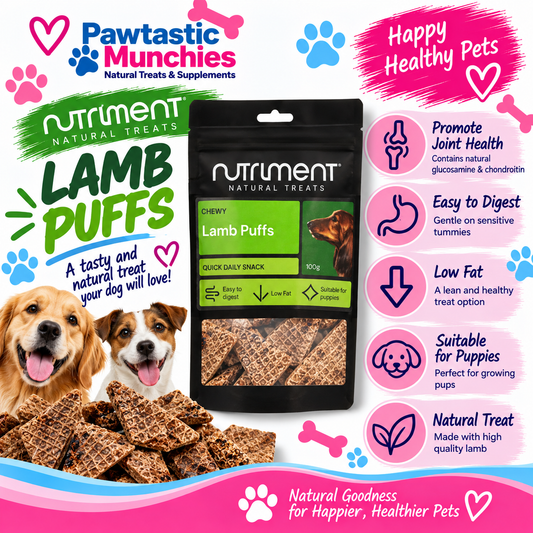 Lamb Puffs (100g) Pawtastic Munchies