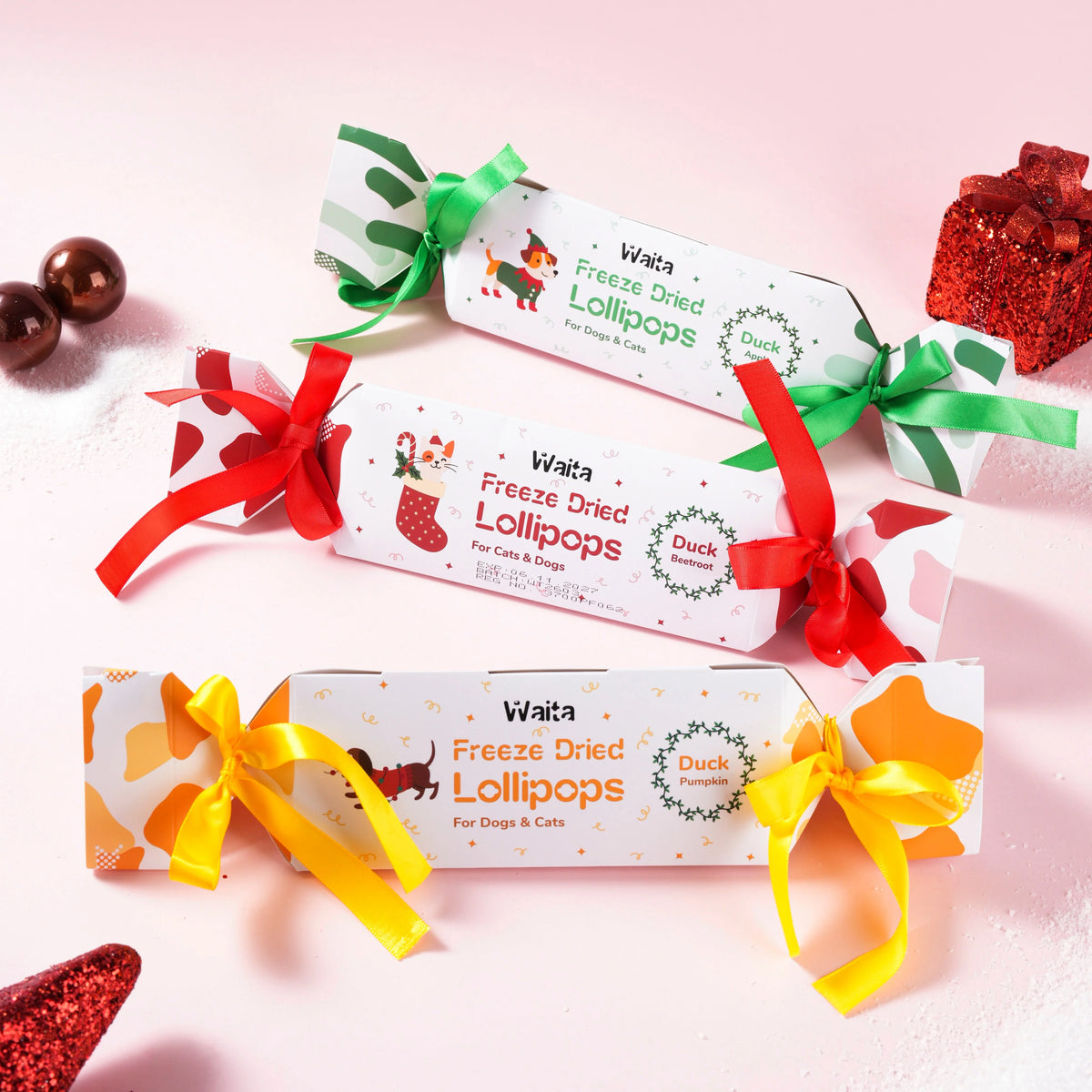 🎄 Waita Freeze Dried Christmas Cracker Gift Box Pawtastic Munchies