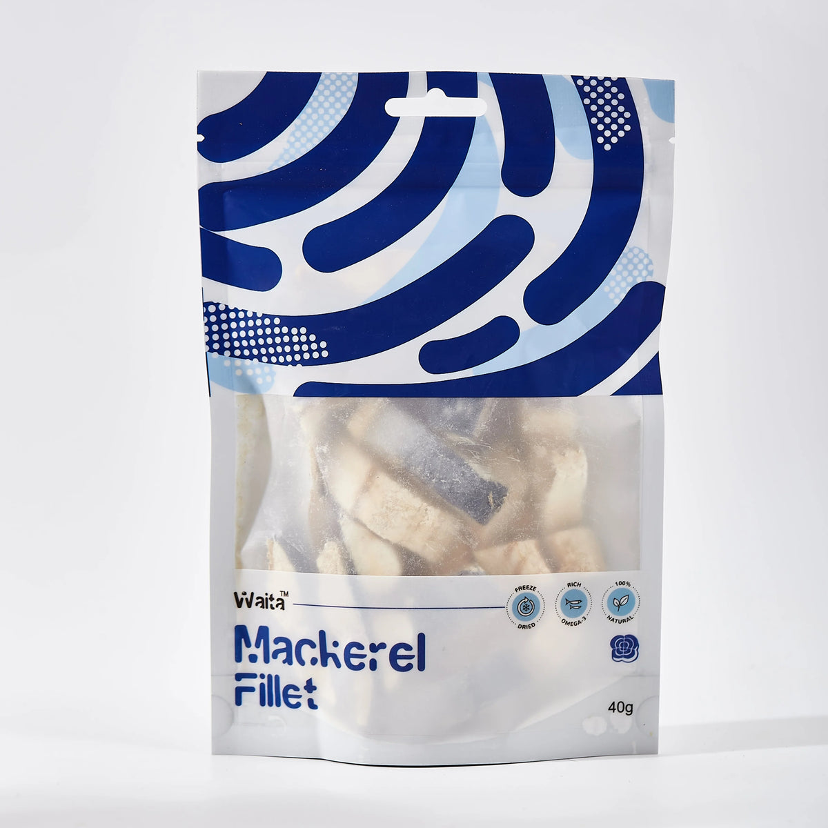 Waita Freeze Dried Mackerel 40g | Freeze Dried Natural Treats for Dogs and Cats Pawtastic Munchies