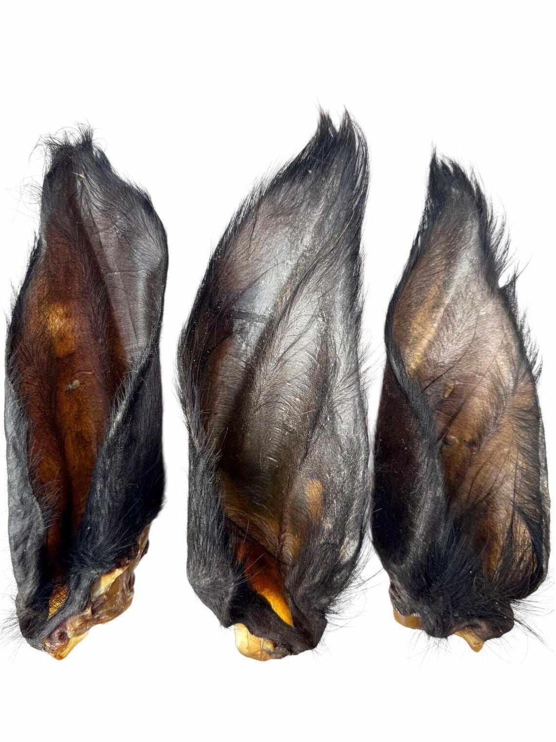 Hairy Buffalo Ears with Meat - Natural Dog Treat Pawtastic Munchies