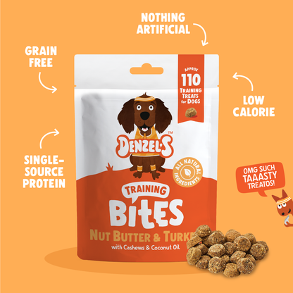 Nut Butter & Turkey Dog Training Treats