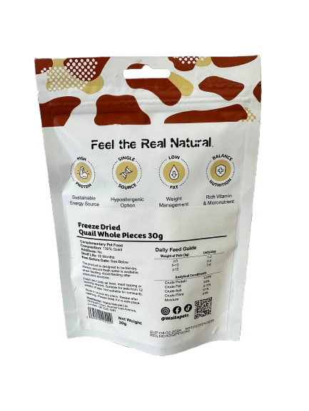 Waita Freeze Dried Quail 30g