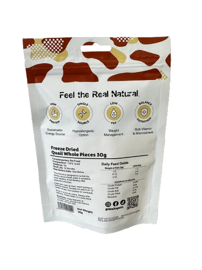 Waita Freeze Dried Quail 30g