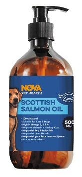 NOVA Scottish Salmon Oil Supplement, High in Omega 3, 6 & 9 for Healthy Skin, Joint Care